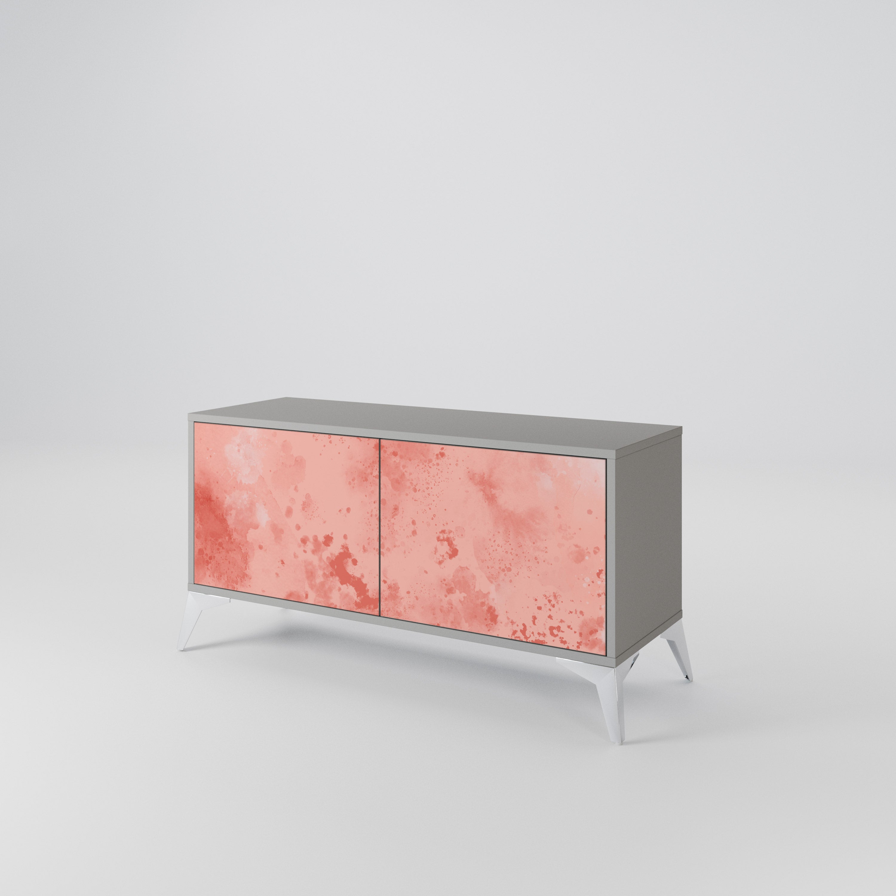 CRANE DANCE Mueble de TV Compacto de 2 puertas