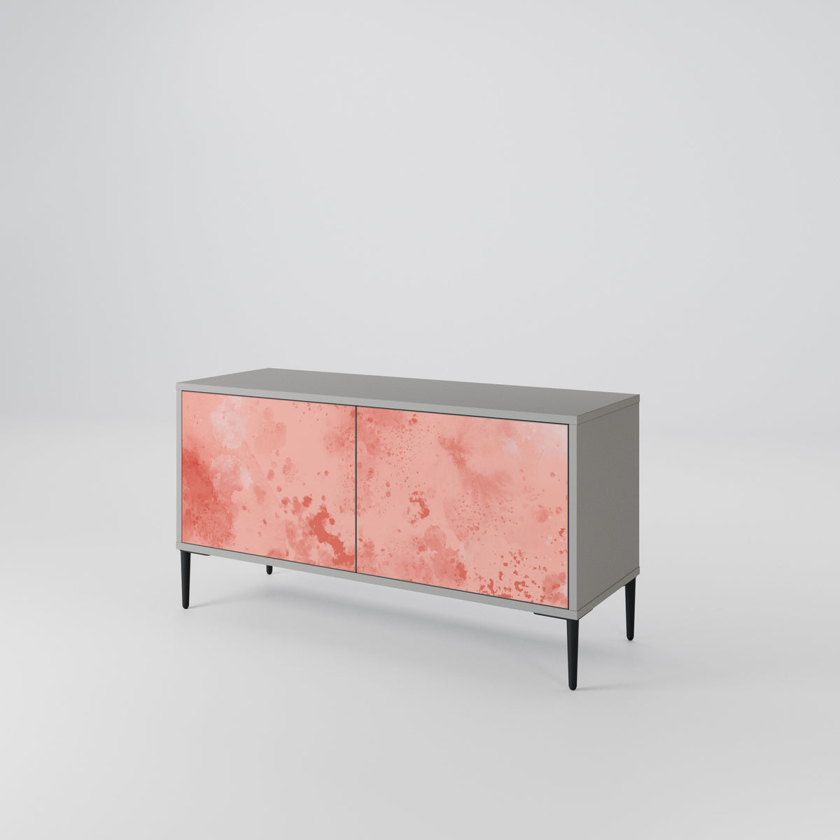 CRANE DANCE Mueble de TV Compacto de 2 puertas