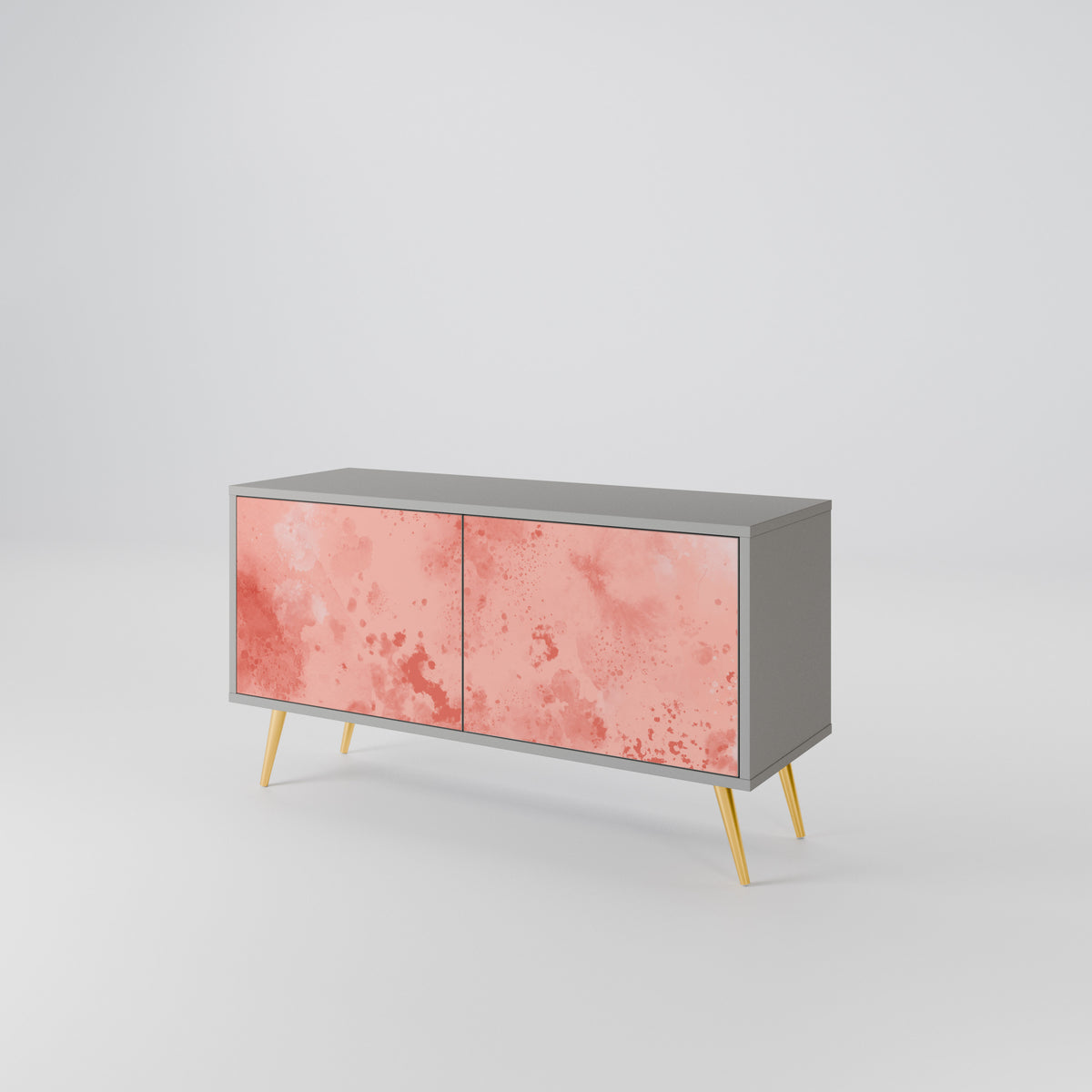 CRANE DANCE Mueble de TV Compacto de 2 puertas