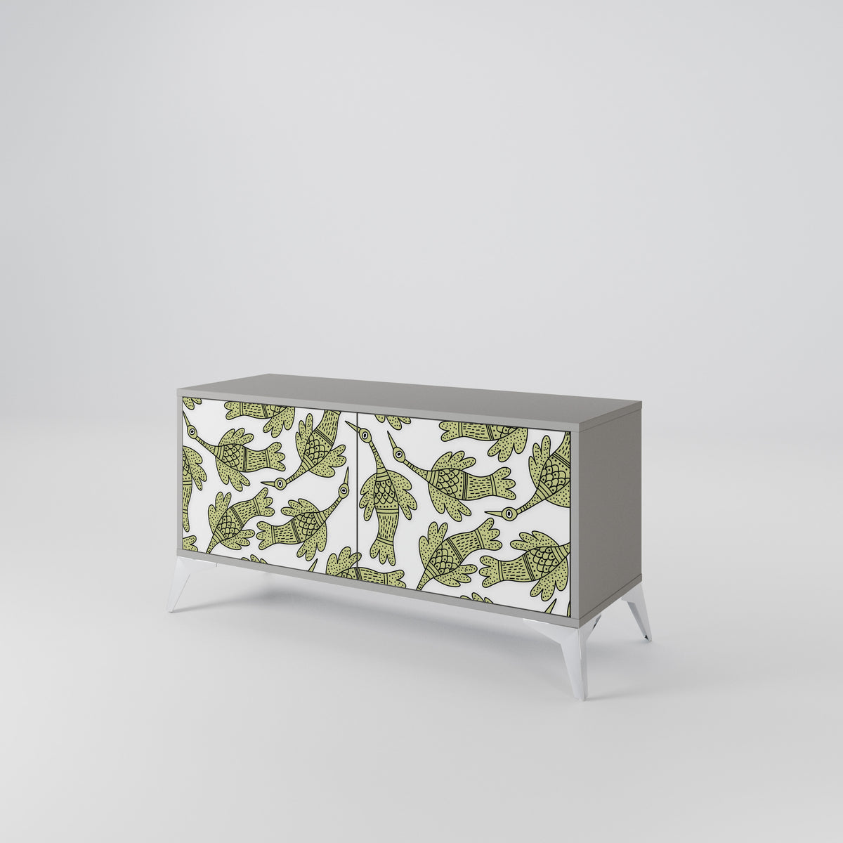 SEEDLING SONGBIRD Mueble de TV Compacto de 2 puertas