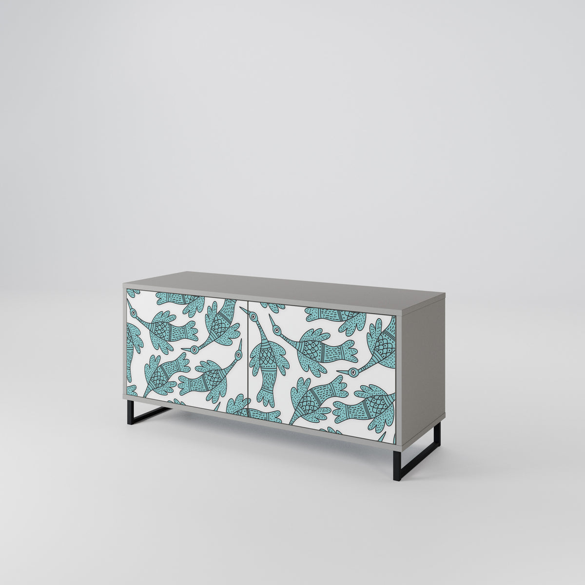 WATERSPOUT SONGIBIRD Mueble de TV Compacto de 2 puertas