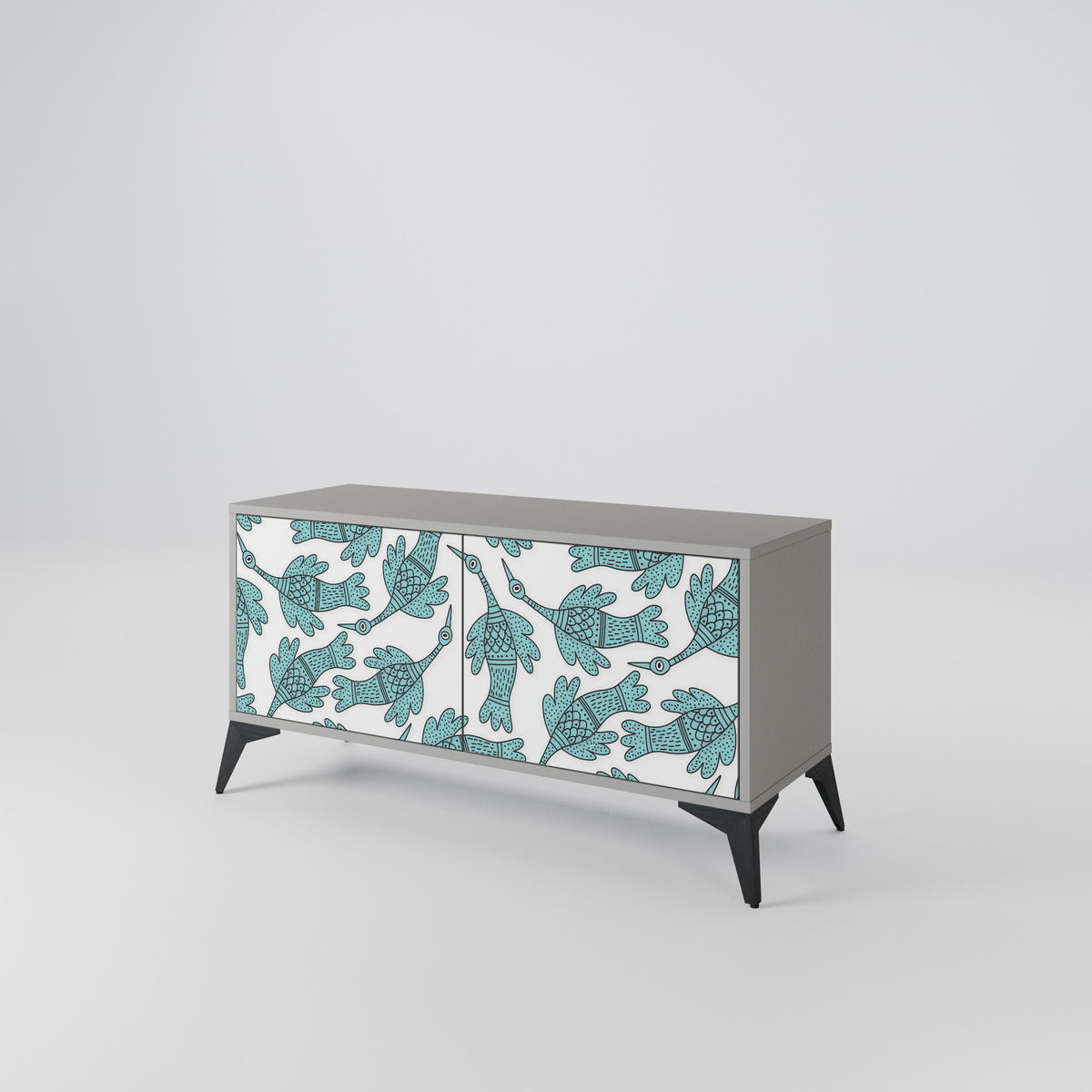 WATERSPOUT SONGIBIRD Mueble de TV Compacto de 2 puertas