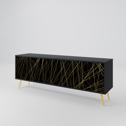 BRIGHT MESH Mueble de TV de 3 Puertas