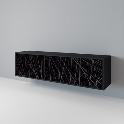 SHIMMER SPIDERGRAM Mueble de TV de 3 Puertas
