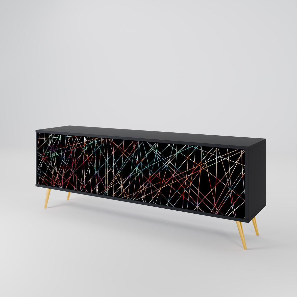LUMINOUS SNARE Mueble de TV de 3 Puertas