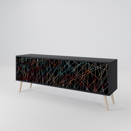 LUMINOUS SNARE Mueble de TV de 3 Puertas