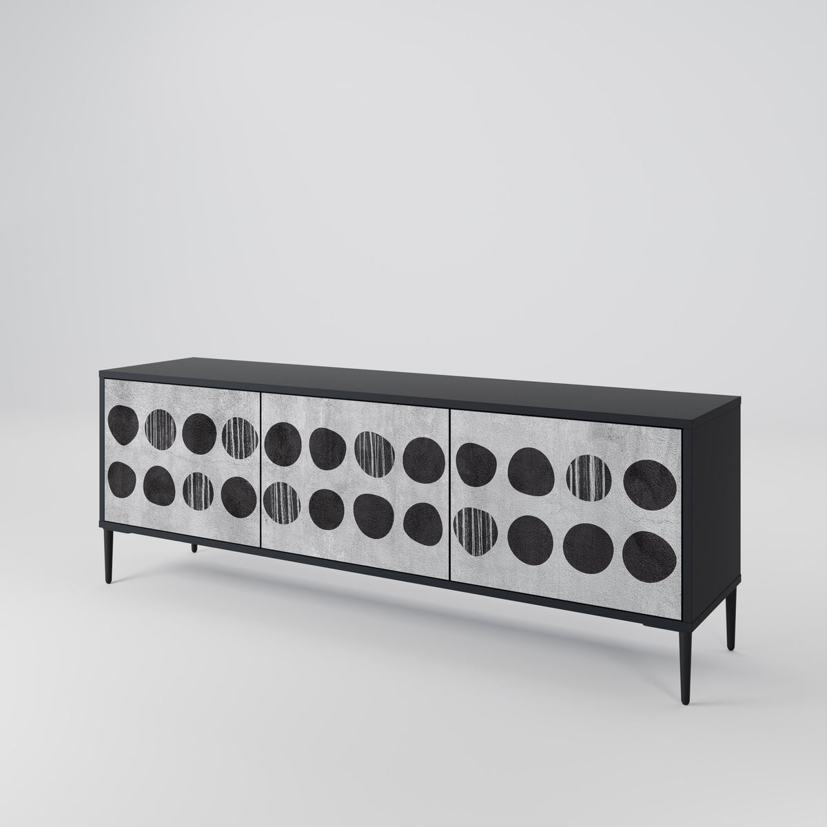 GHOSTLY GRADIENTS Mueble de TV de 3 Puertas