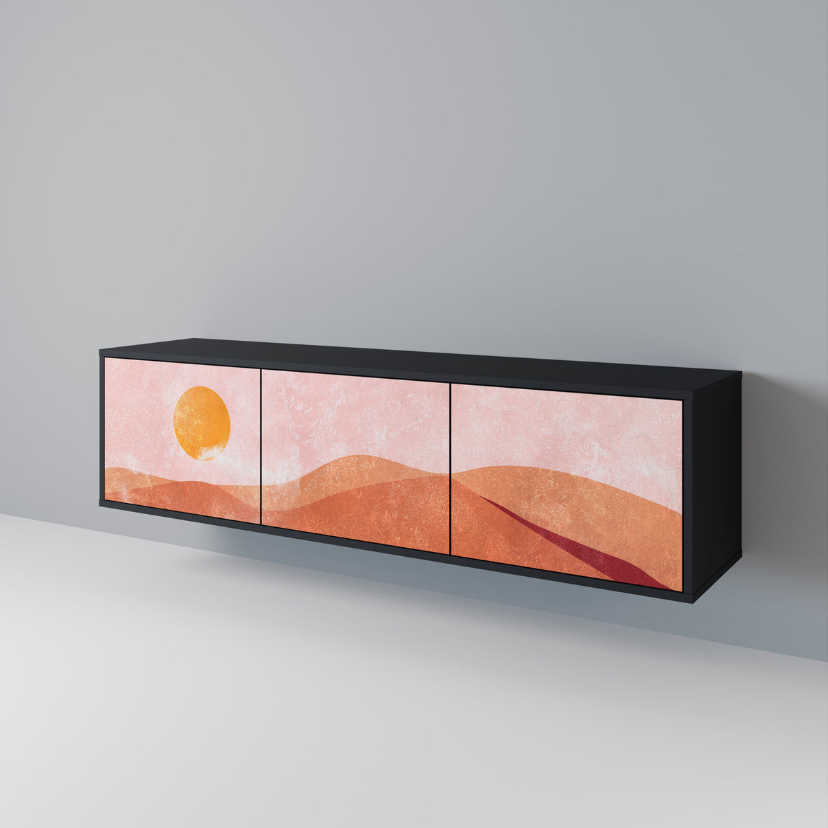 LUMINOUS SUNLIGHT Mueble de TV de 3 Puertas
