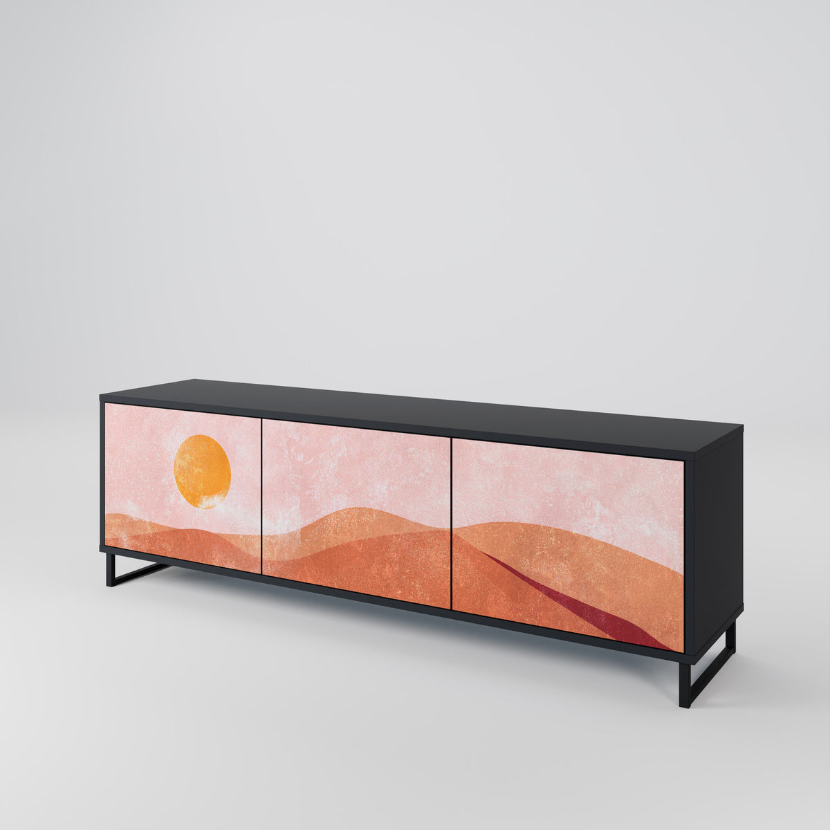 LUMINOUS SUNLIGHT Mueble de TV de 3 Puertas