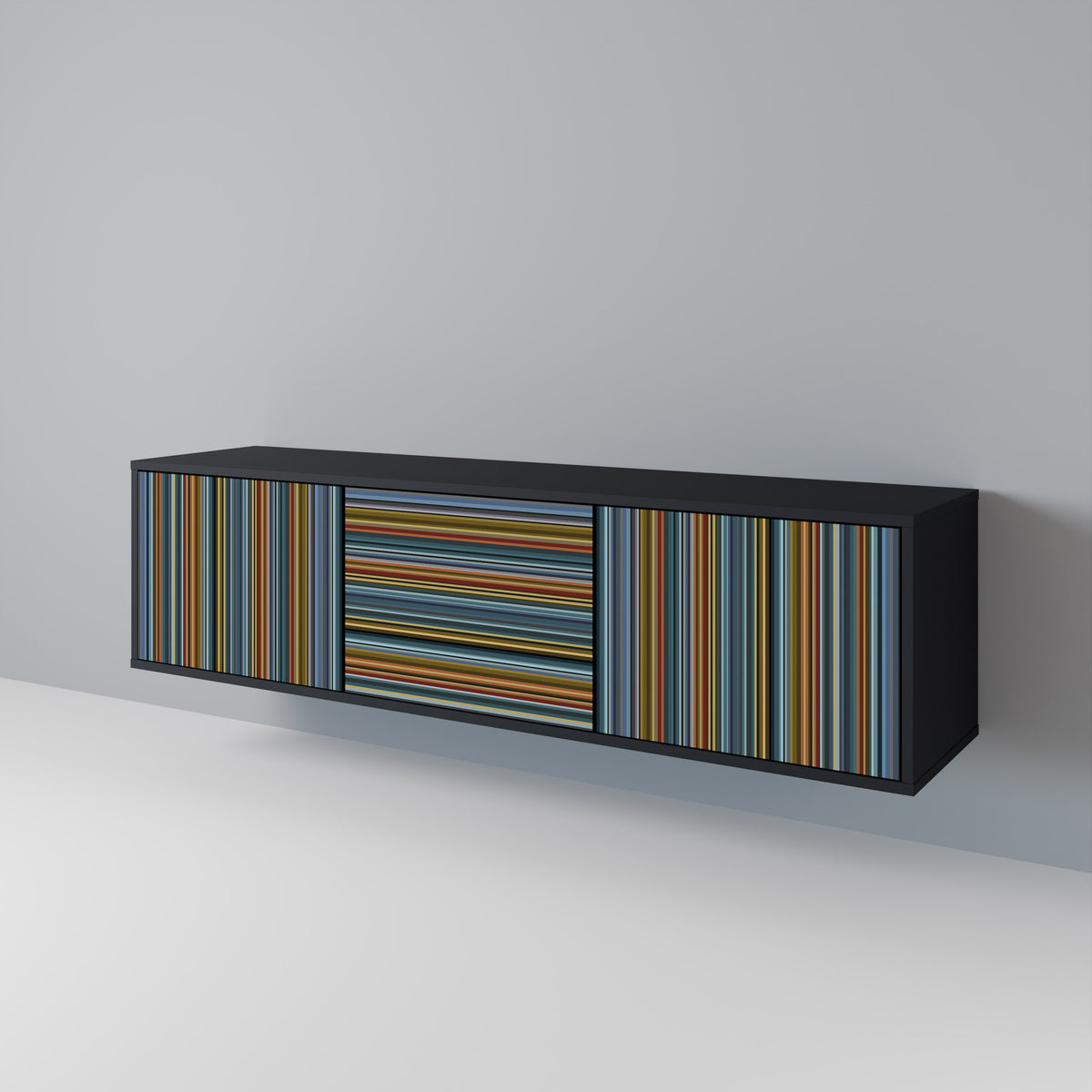 LINEOUT SPECTRUM Mueble de TV de 3 Puertas