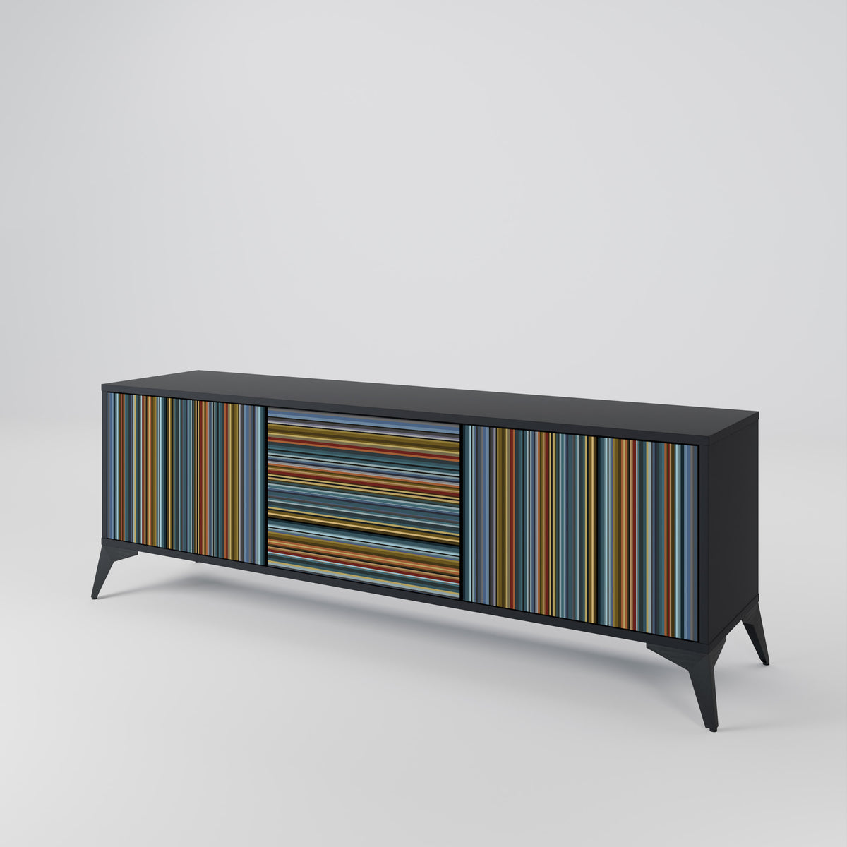 LINEOUT SPECTRUM Mueble de TV de 3 Puertas