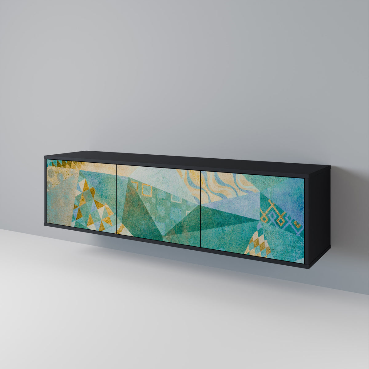 SPECTRUM SPLENDOR Mueble de TV de 3 Puertas