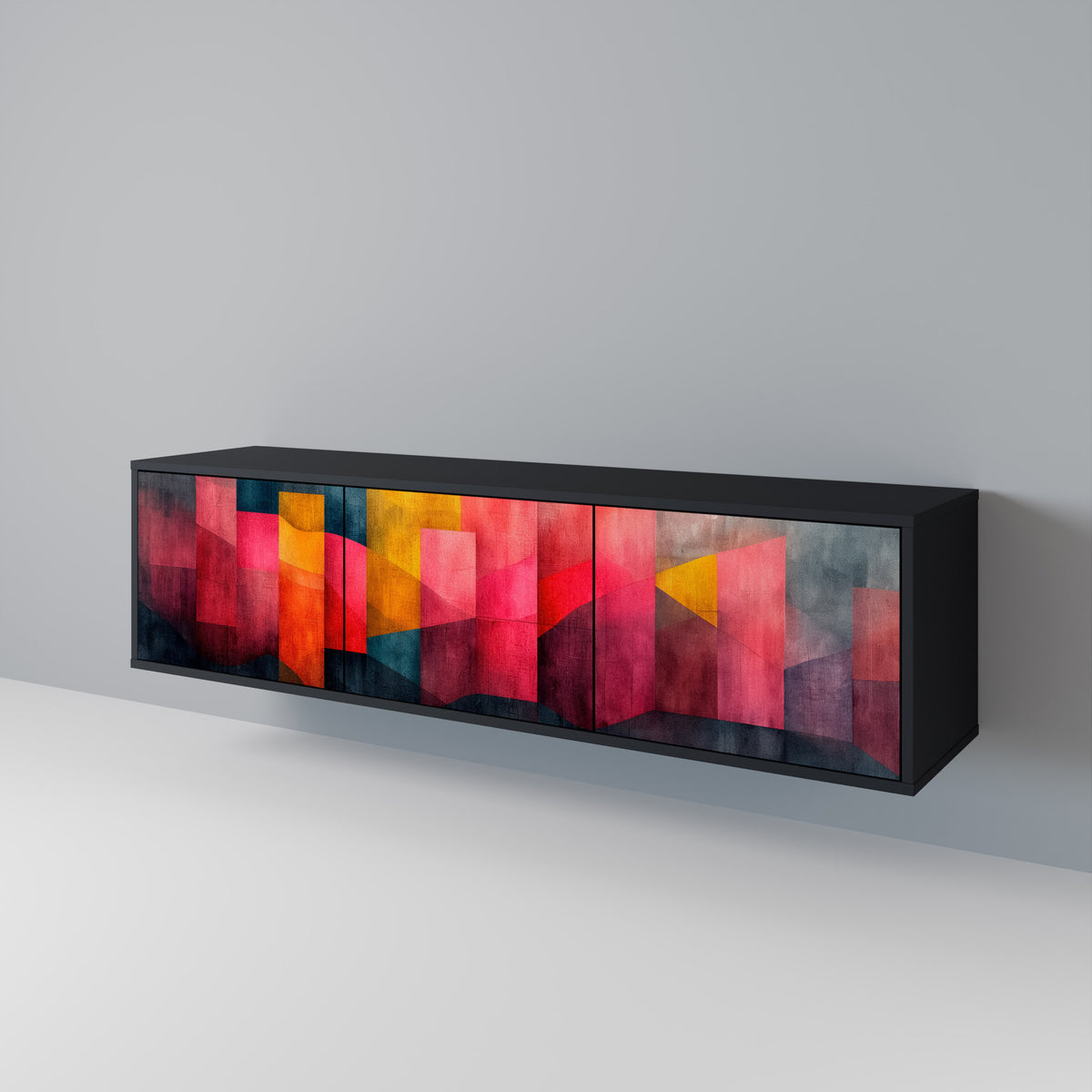 COLORFUL SOUNDS Mueble de TV de 3 Puertas