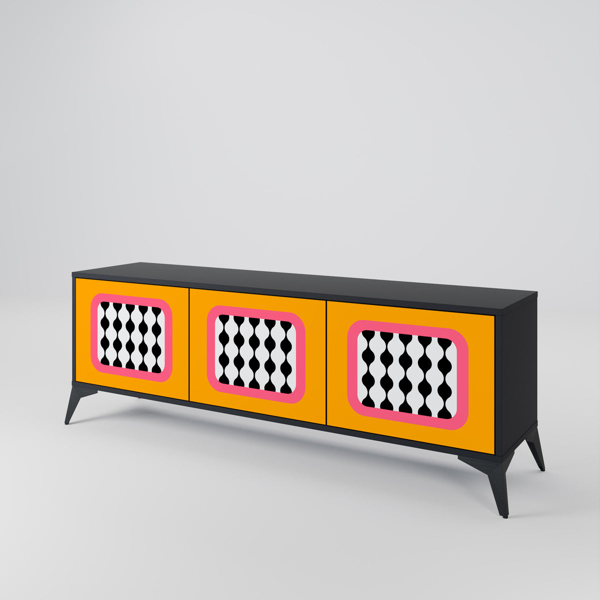 TEARS IN HEAVEN Mueble de TV de 3 Puertas