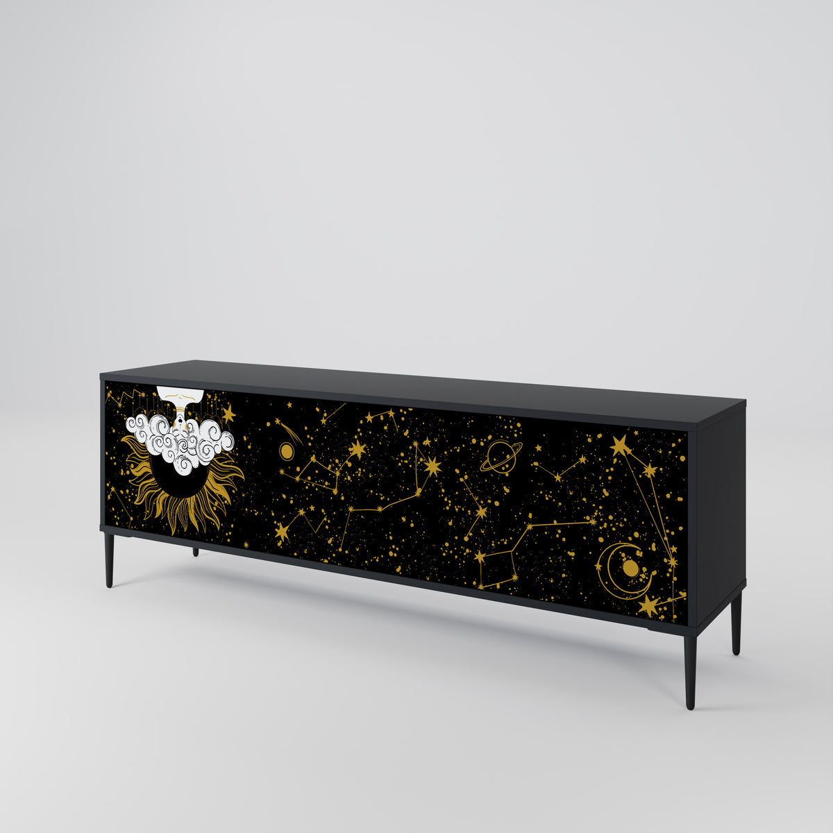 STELLAR CONSTELLATIONS Mueble de TV de 3 Puertas
