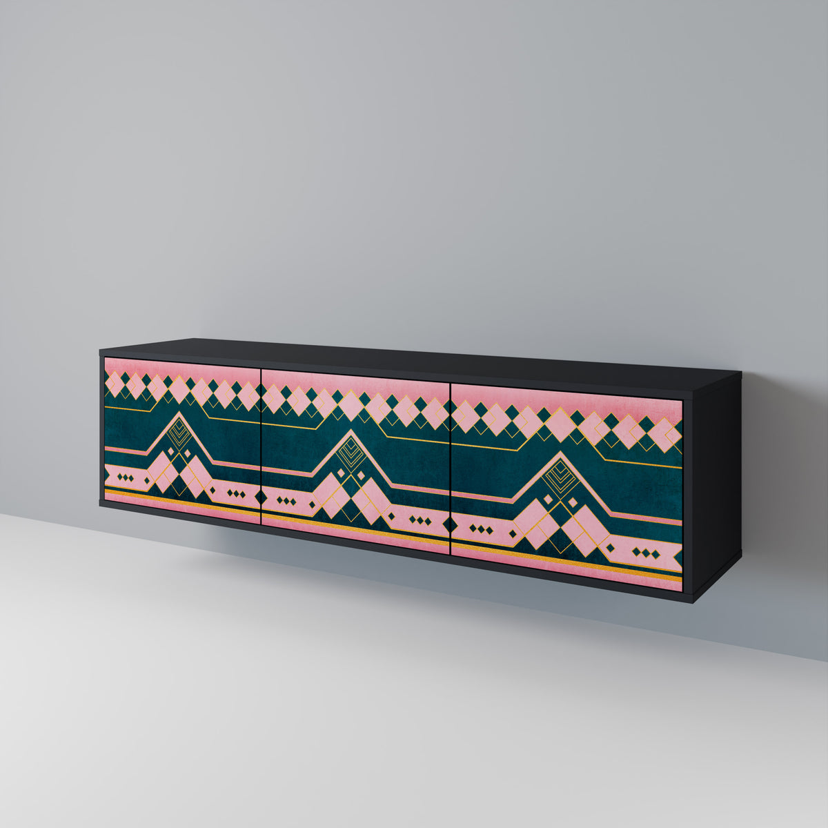 ROYAL COMPOSITION Mueble de TV de 3 Puertas