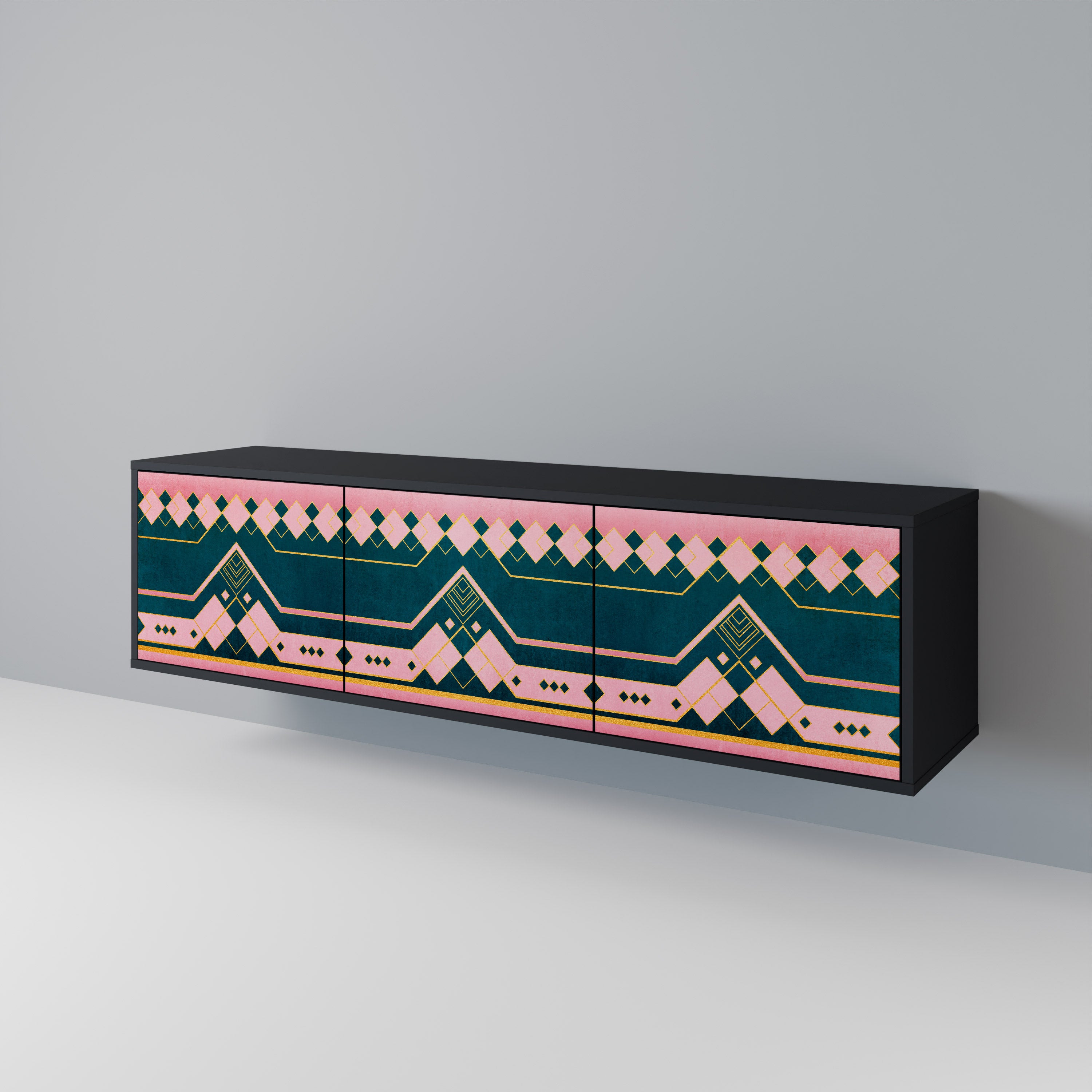 ROYAL COMPOSITION Mueble de TV de 3 Puertas