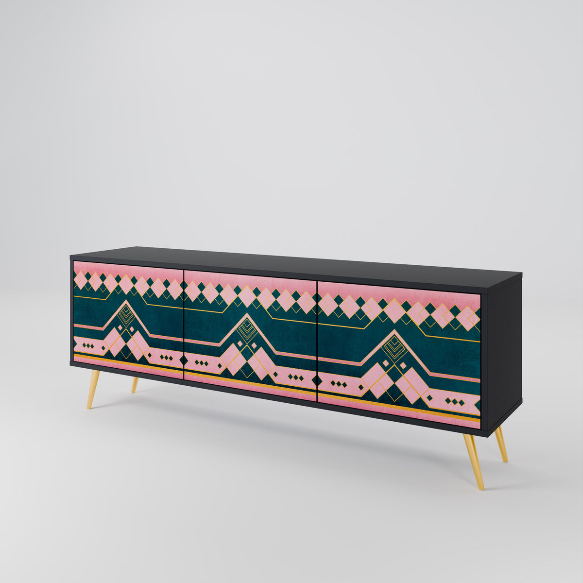 ROYAL COMPOSITION Mueble de TV de 3 Puertas
