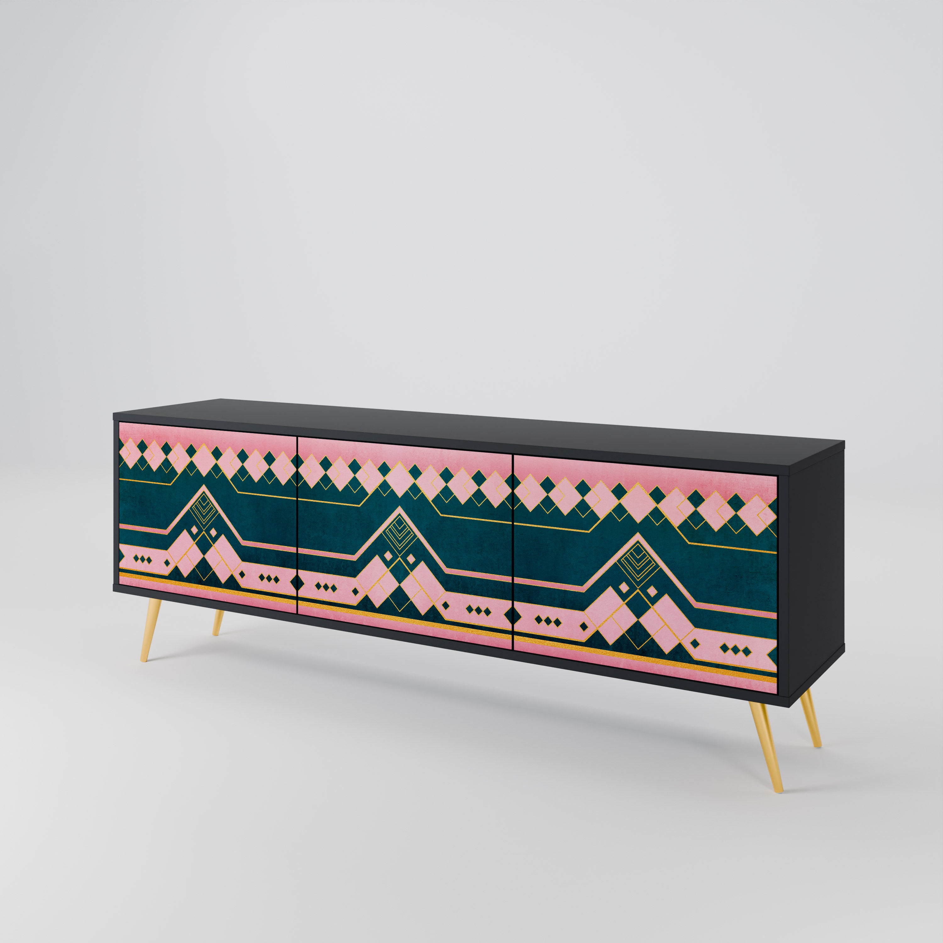 ROYAL COMPOSITION Mueble de TV de 3 Puertas