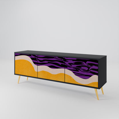 INDEPENDENT BORDER Mueble de TV de 3 Puertas