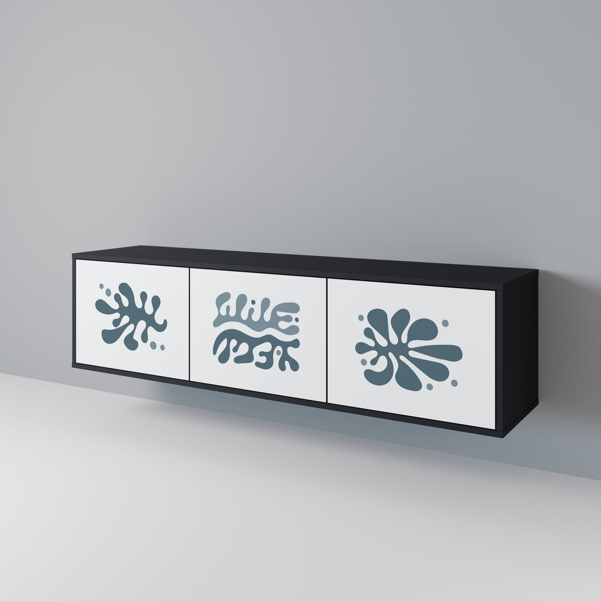 WONDERLAND VEGETATION Mueble de TV de 3 Puertas