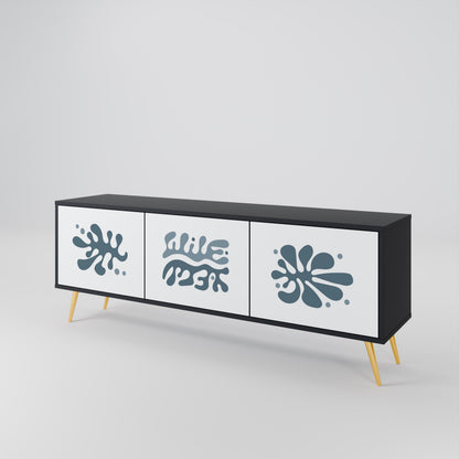 WONDERLAND VEGETATION Mueble de TV de 3 Puertas