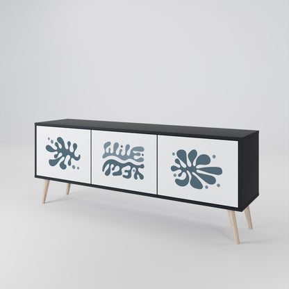 WONDERLAND VEGETATION Mueble de TV de 3 Puertas