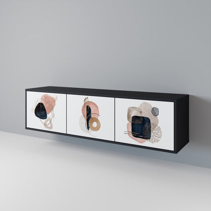 COLORFUL SHAPES Mueble de TV de 3 Puertas