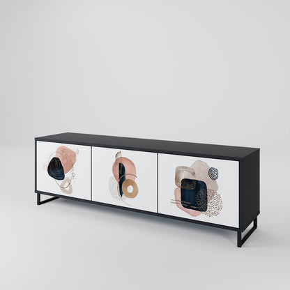 COLORFUL SHAPES Mueble de TV de 3 Puertas