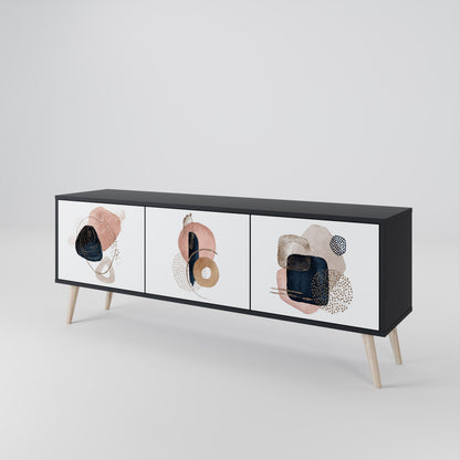 COLORFUL SHAPES Mueble de TV de 3 Puertas