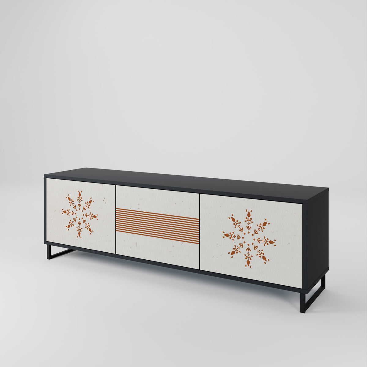 DAILY HARMONY Mueble de TV de 3 Puertas