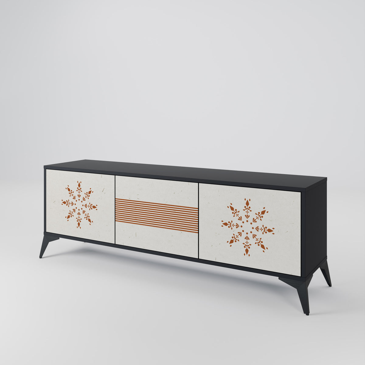 DAILY HARMONY Mueble de TV de 3 Puertas