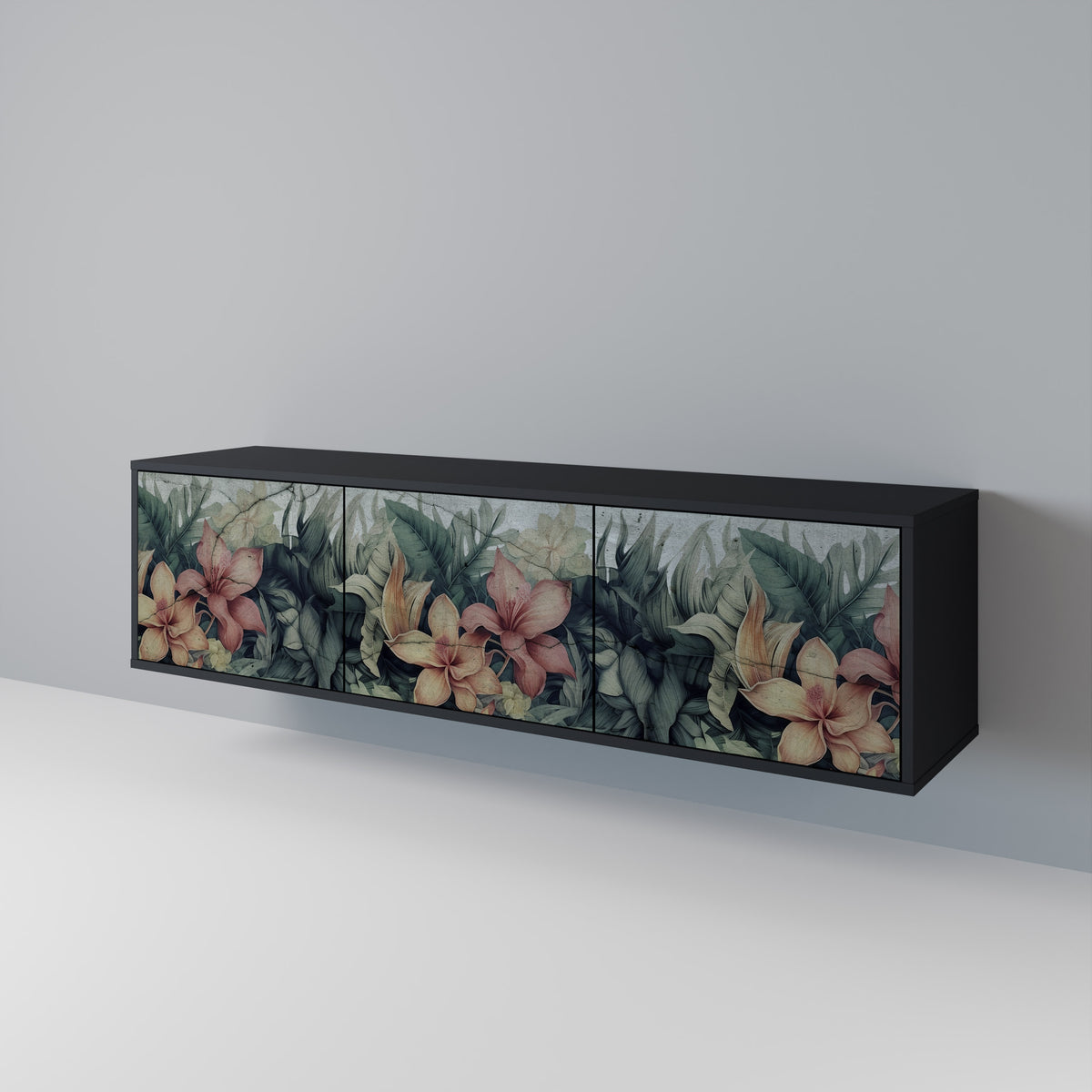 HEAVENLY BLOOM Mueble de TV de 3 Puertas