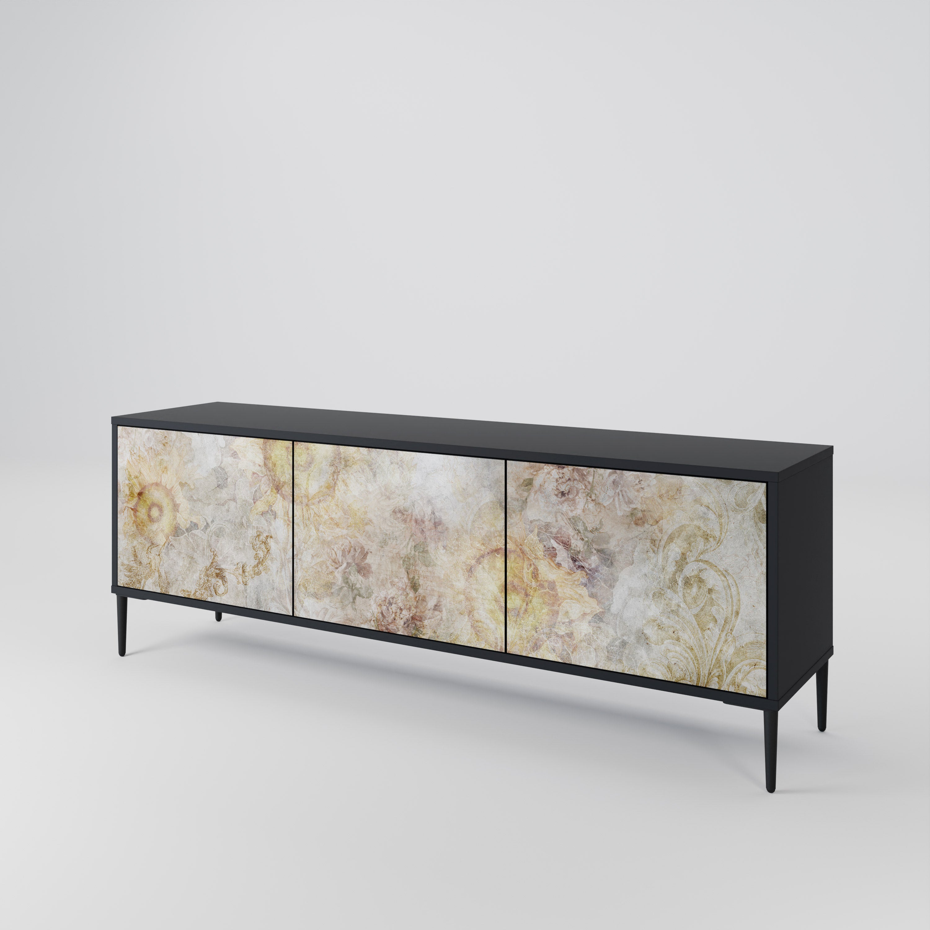 SUNFLOWER BLUR 3-Door TV Cabinet