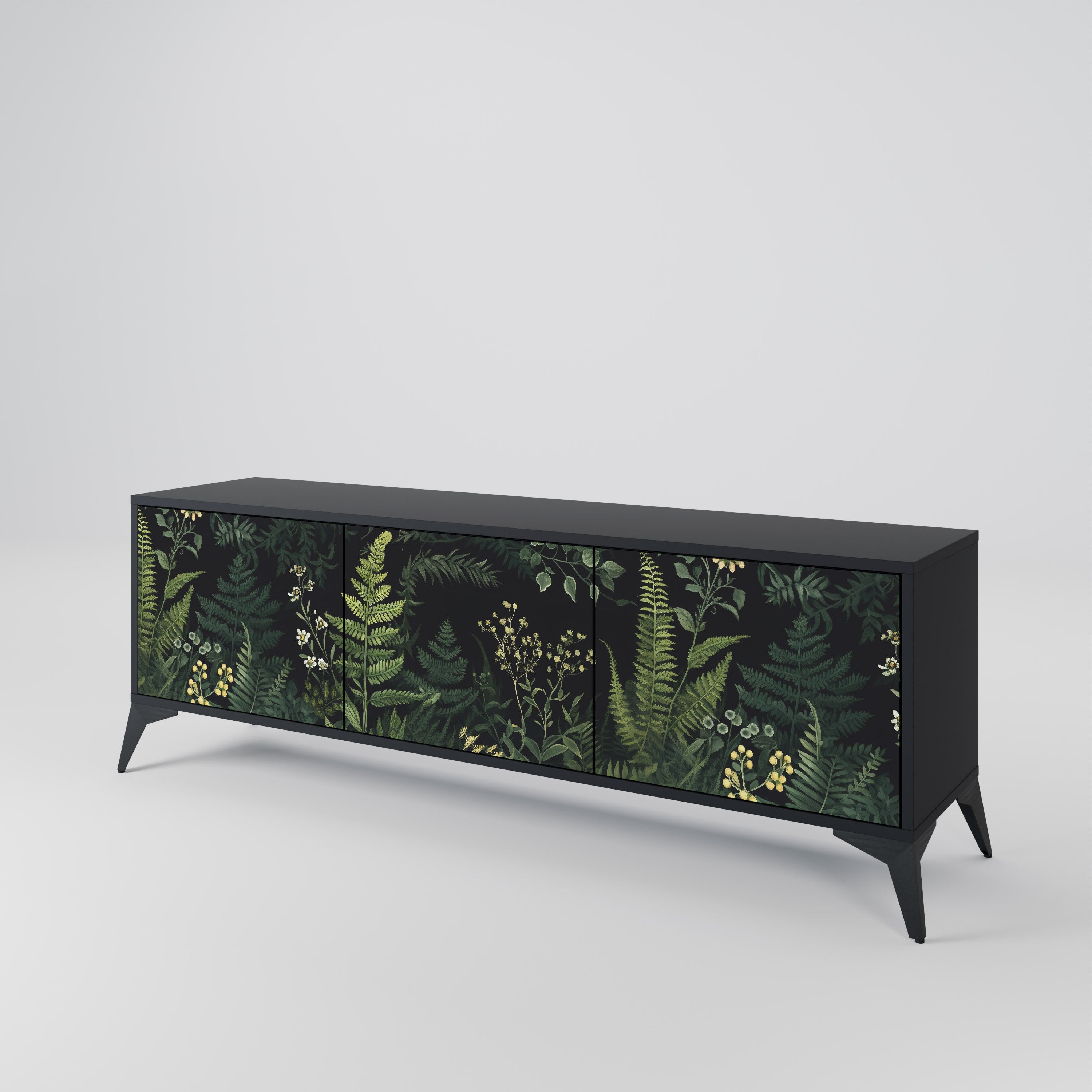 FERN FLOWERS Mueble de TV de 3 Puertas