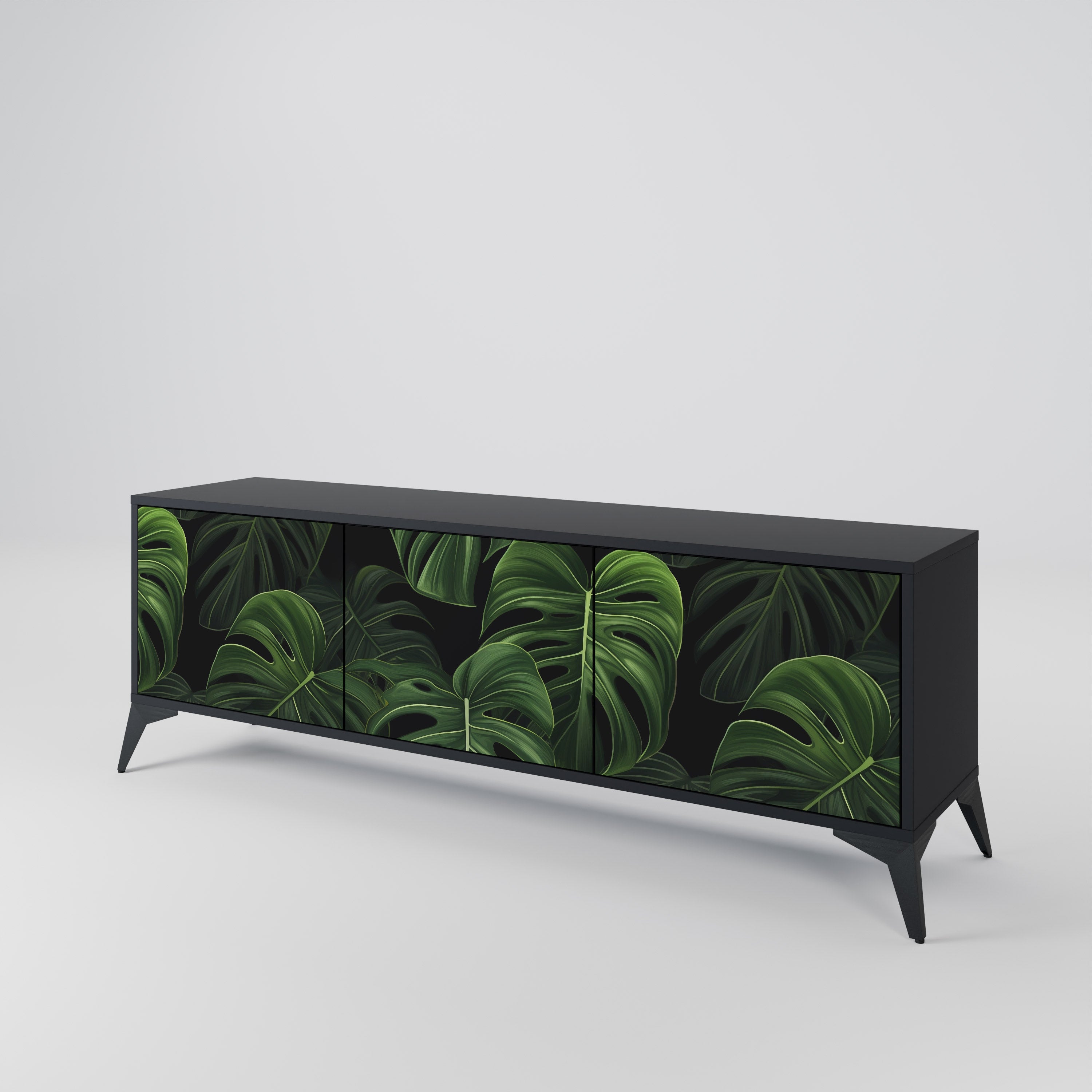 INFINITE MONSTERA Mueble de TV de 3 Puertas