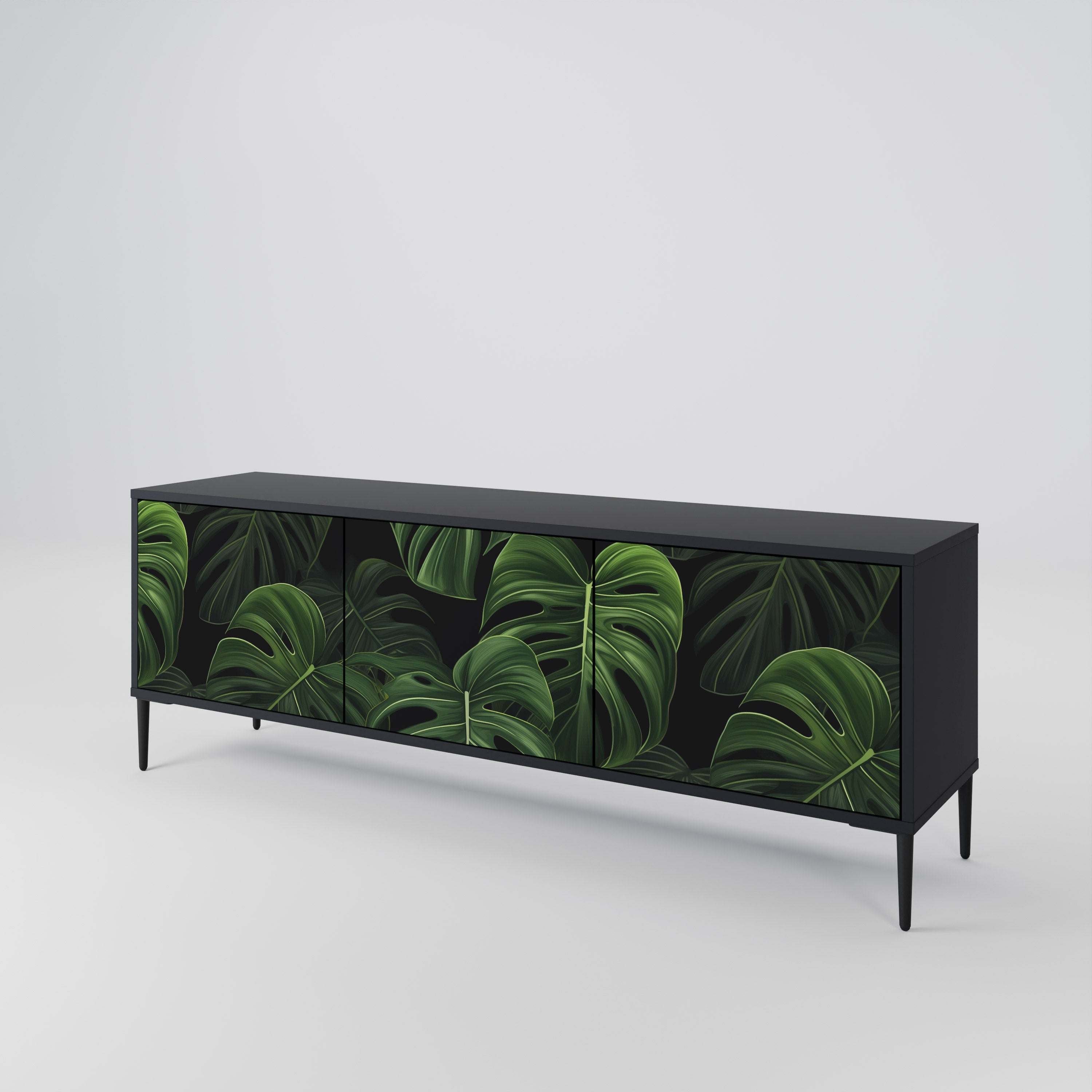 INFINITE MONSTERA Mueble de TV de 3 Puertas
