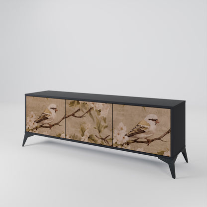 PETAL DISTINGUISH 3-Door TV Cabinet