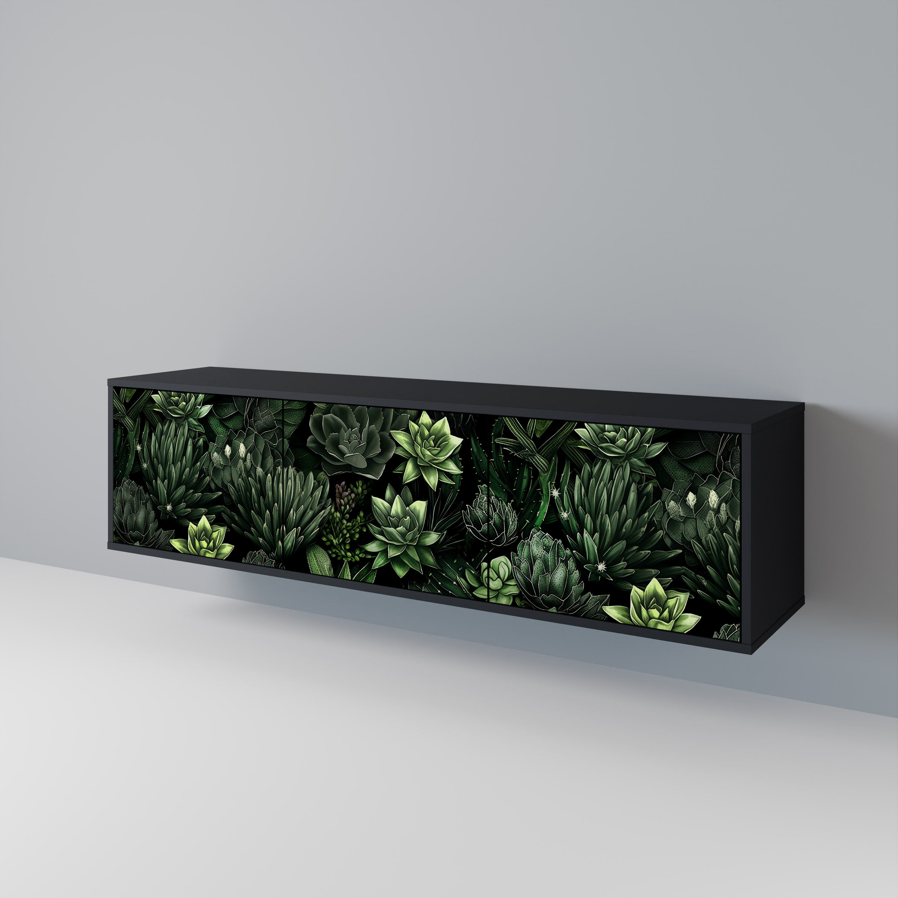 SUCCULENT JUNGLE Mueble de TV de 3 Puertas