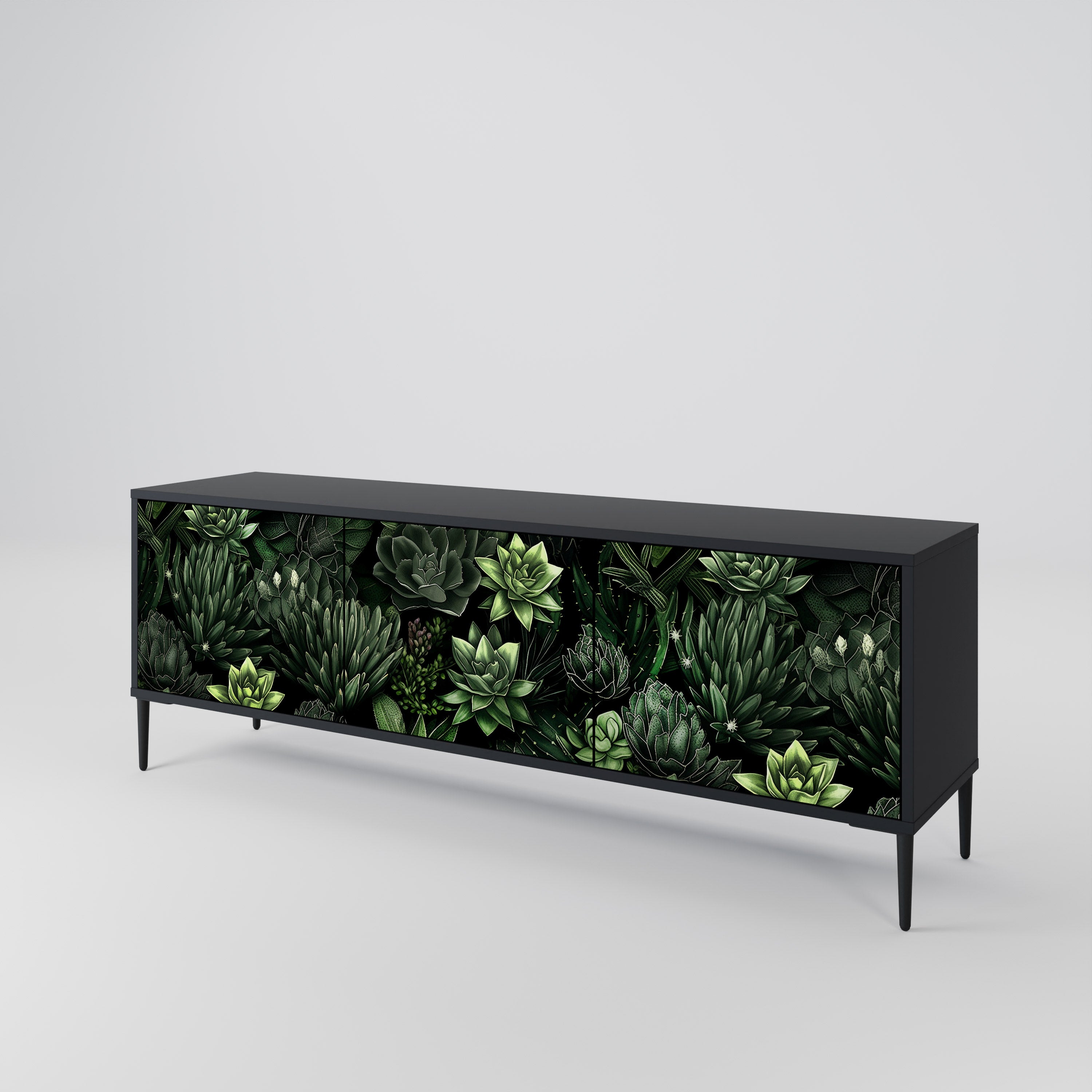 SUCCULENT JUNGLE Mueble de TV de 3 Puertas