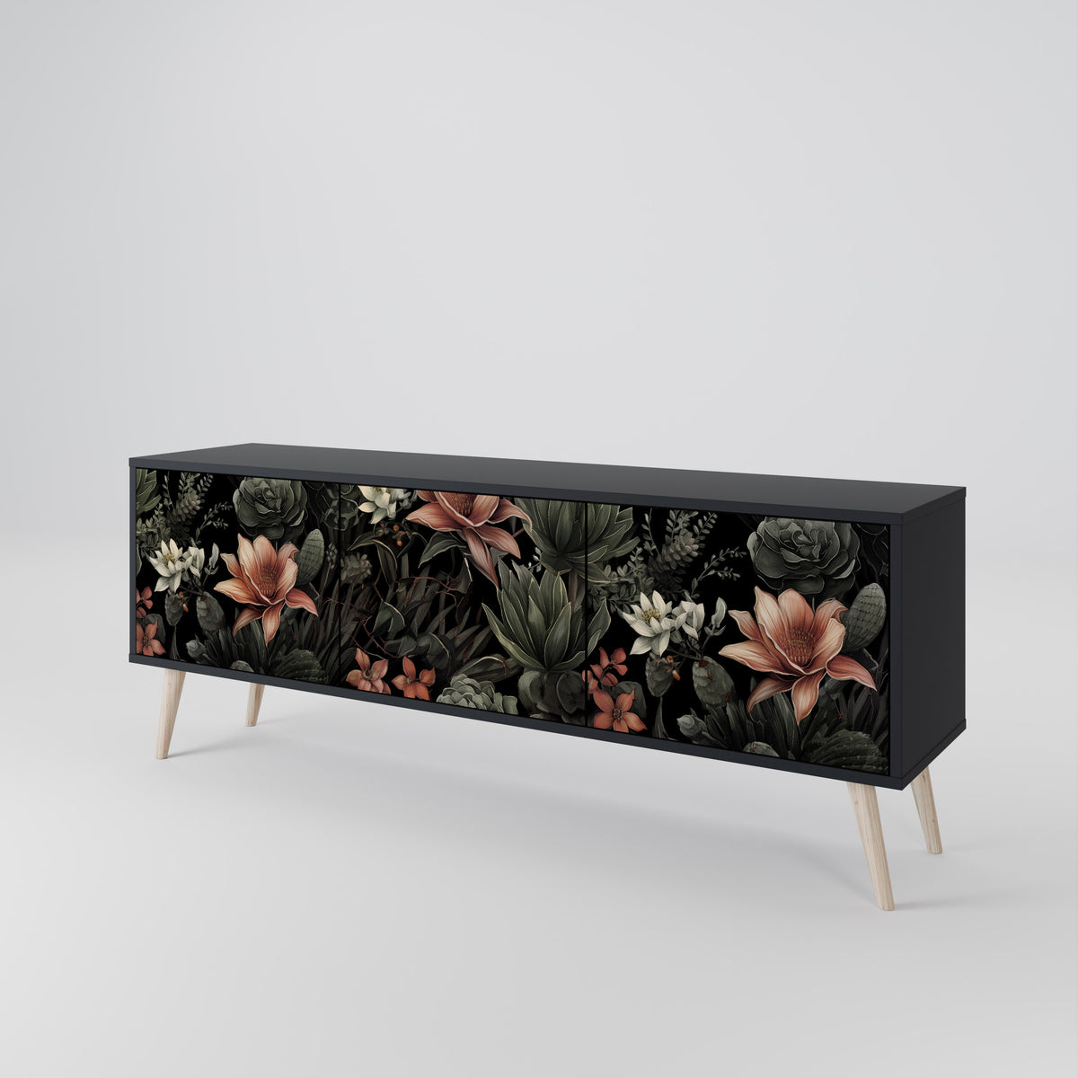 SECRET VERDURE Mueble de TV de 3 Puertas