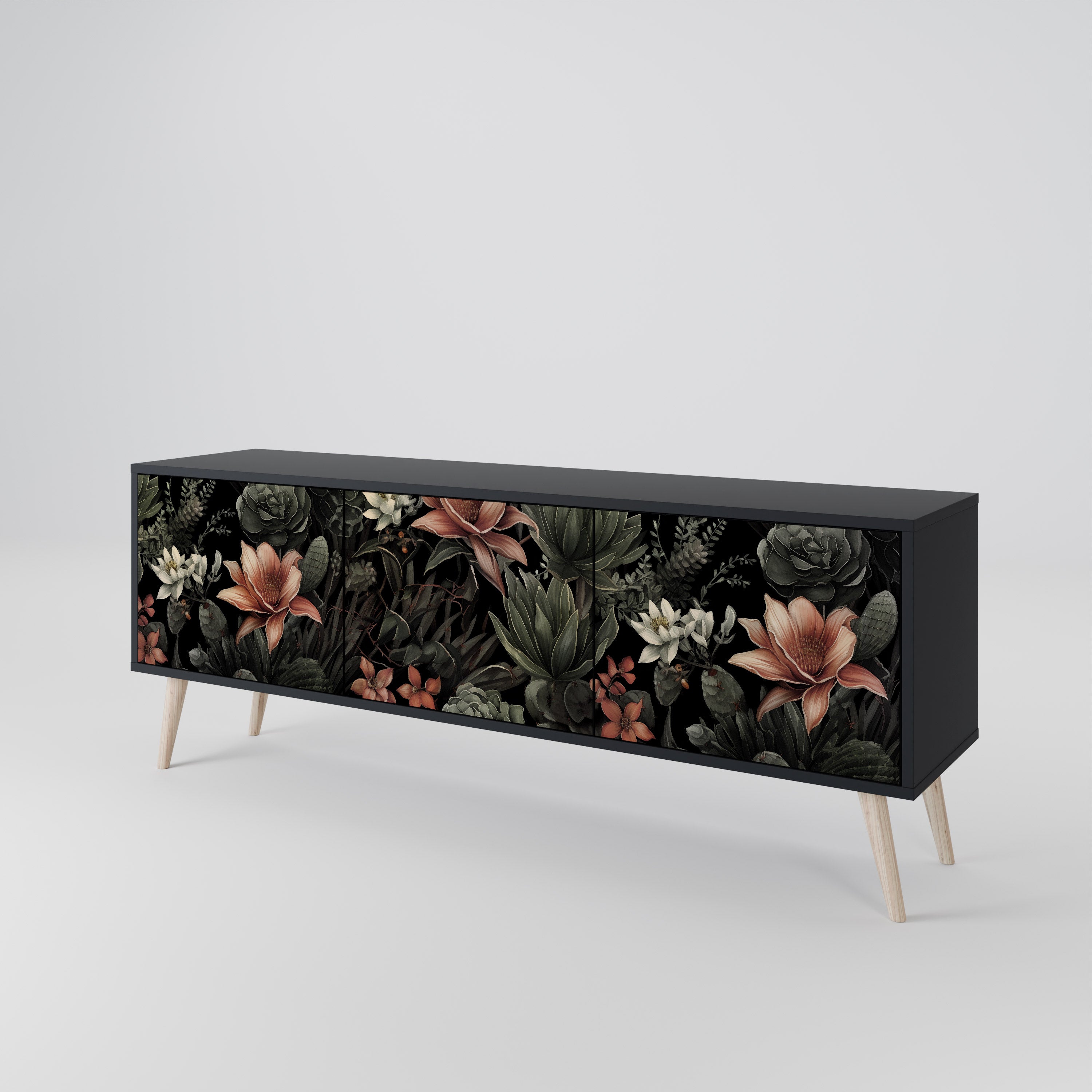SECRET VERDURE Mueble de TV de 3 Puertas