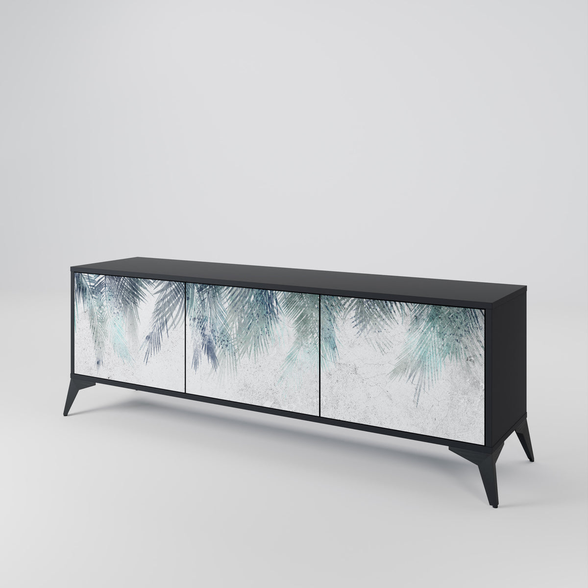 PALM VEIL Mueble de TV de 3 Puertas