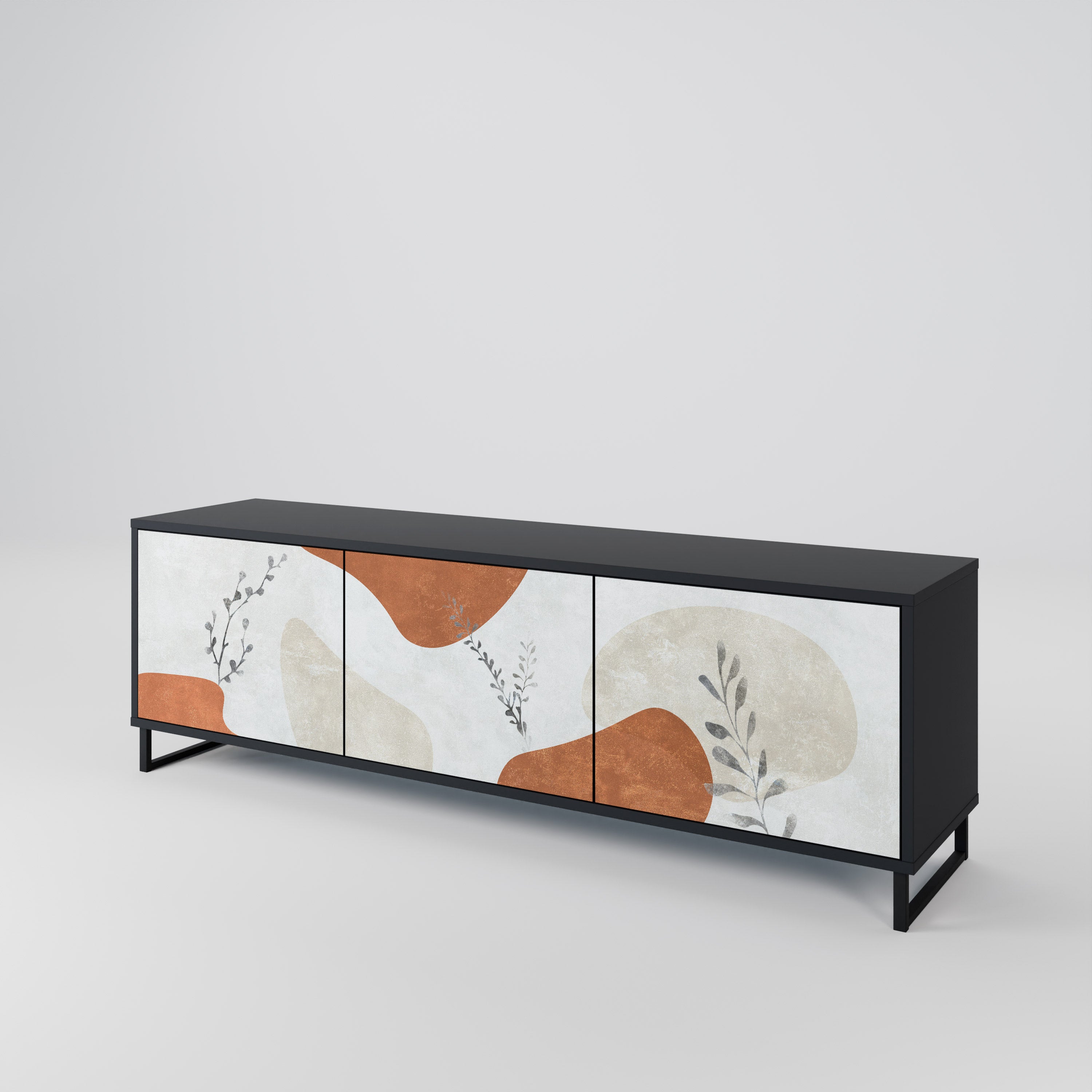 TRANQUIL TWIG Mueble de TV de 3 Puertas