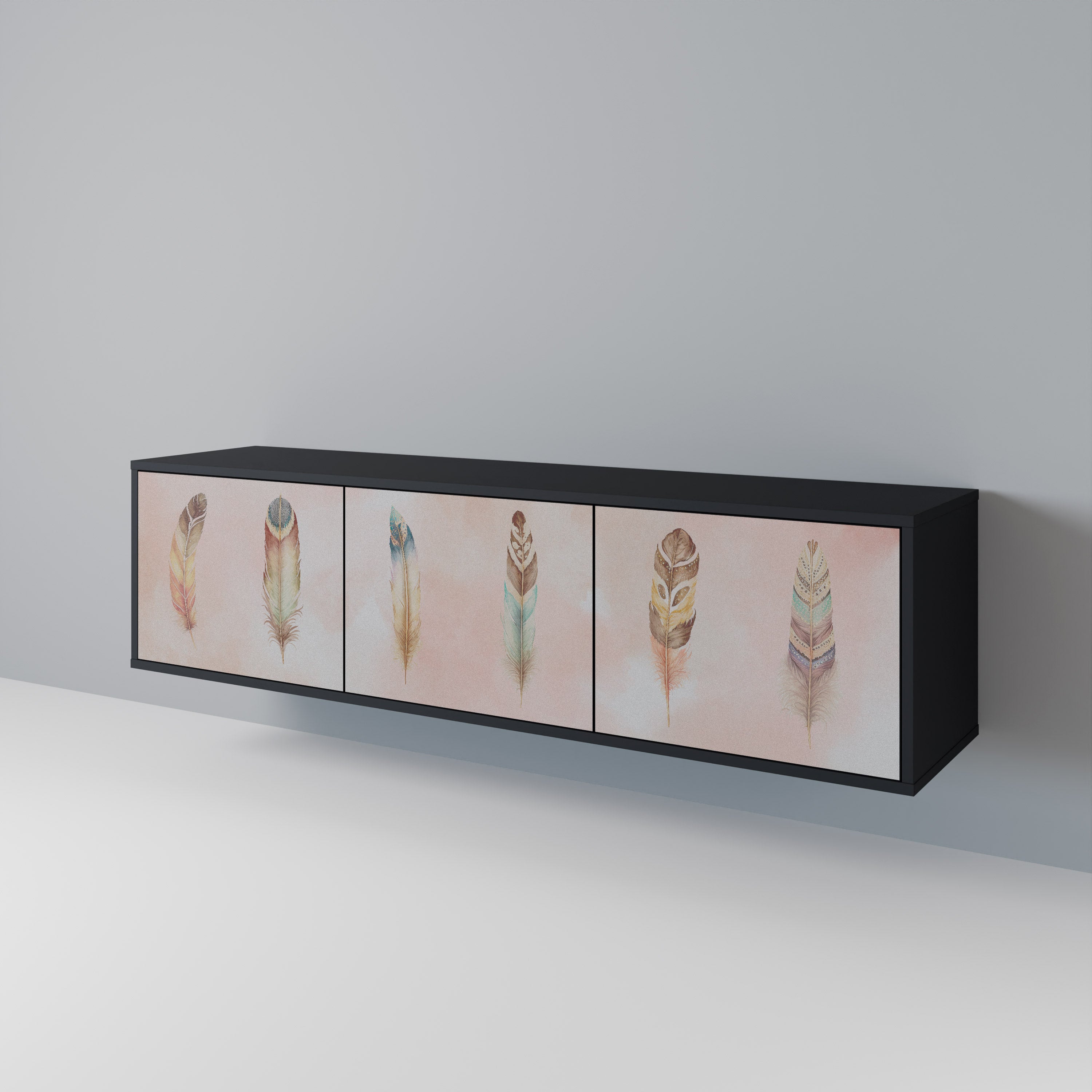 THE DELIQUESCE 3-Door TV Cabinet