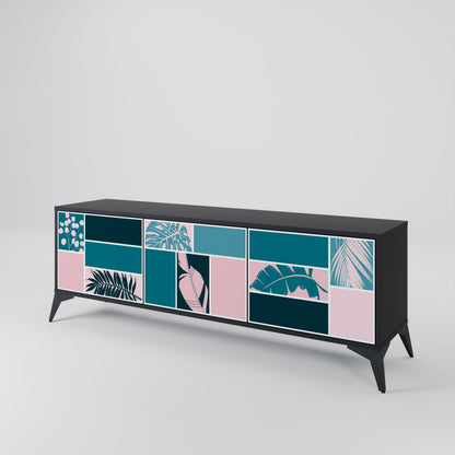 COMBINATION OF SHAPES Mueble de TV de 3 Puertas