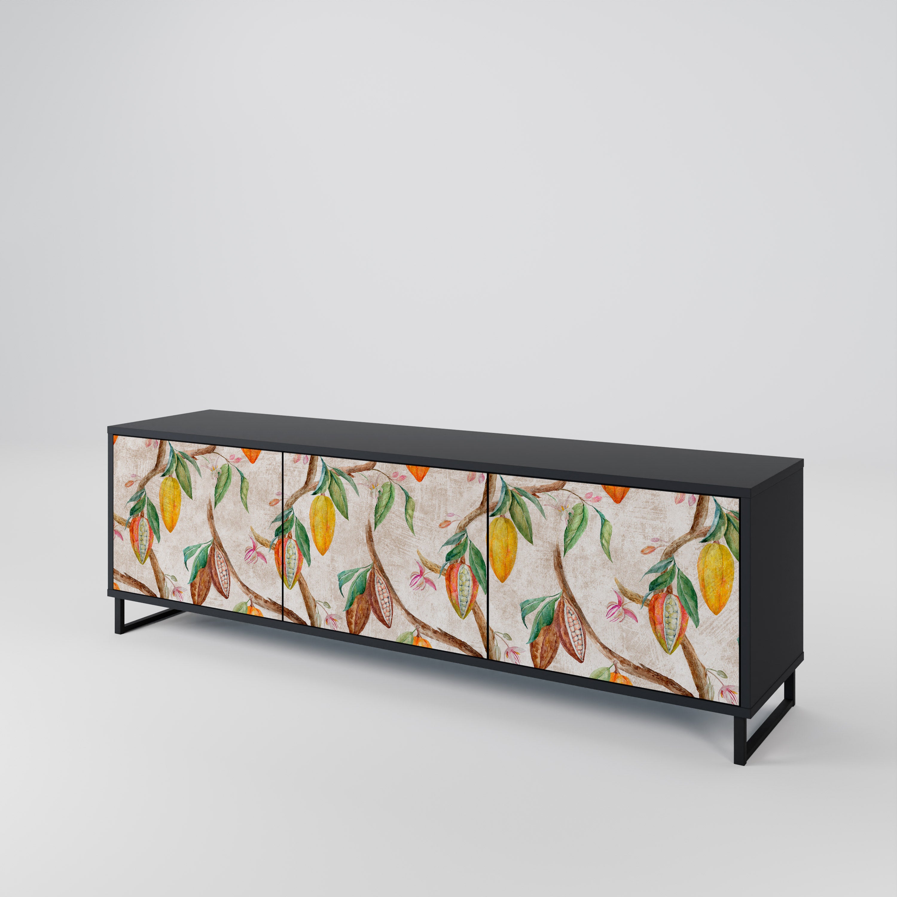 COCOA FRUITS Mueble de TV de 3 Puertas