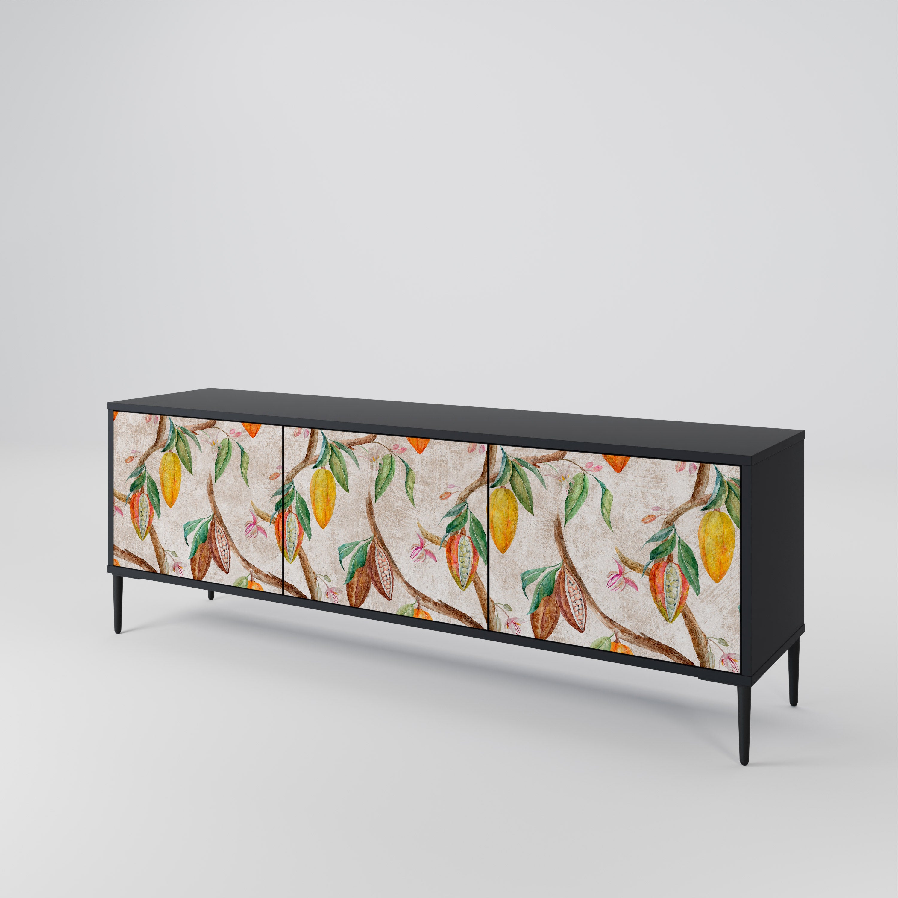 COCOA FRUITS Mueble de TV de 3 Puertas