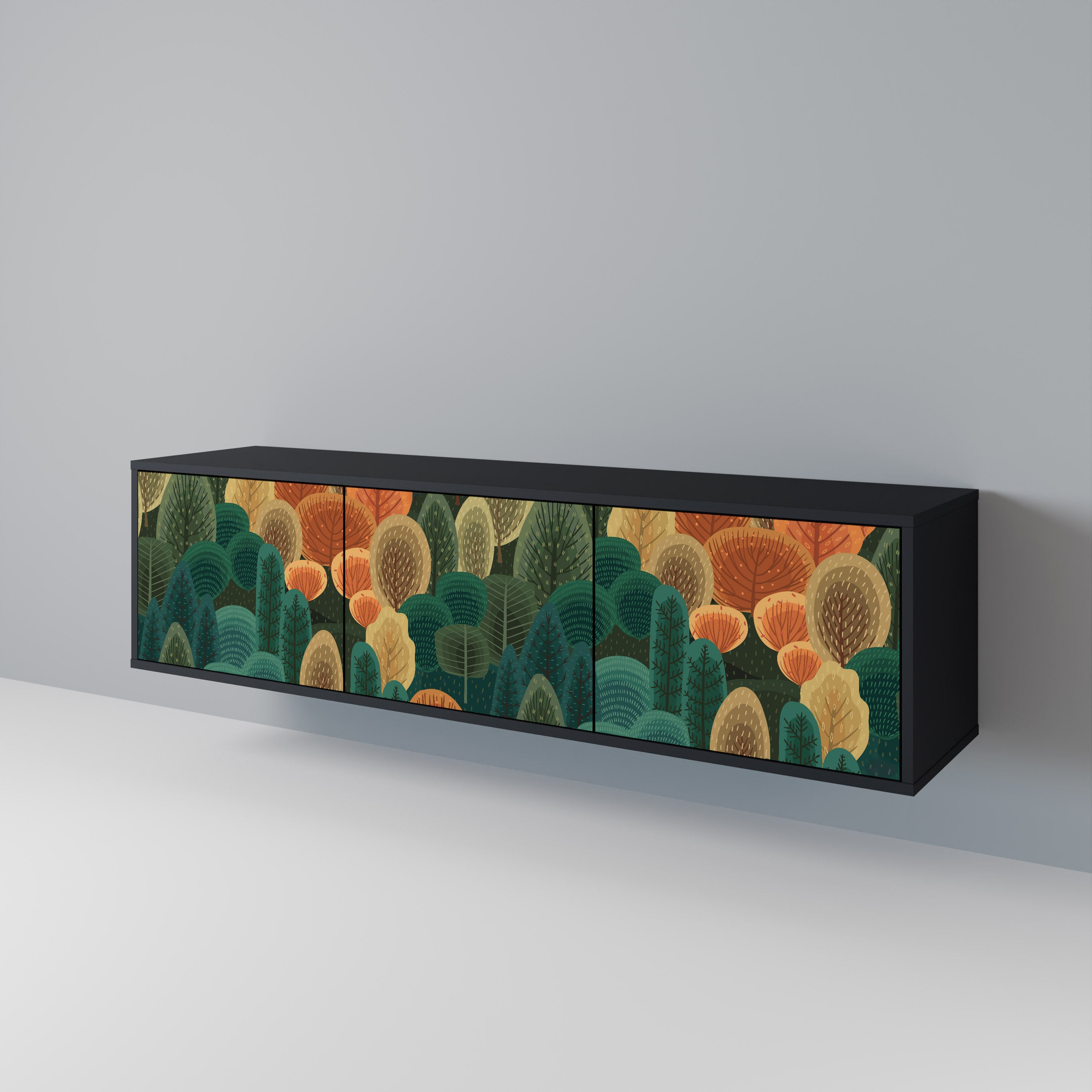 AUTUMN KALEIDOSCOPE Mueble de TV de 3 Puertas