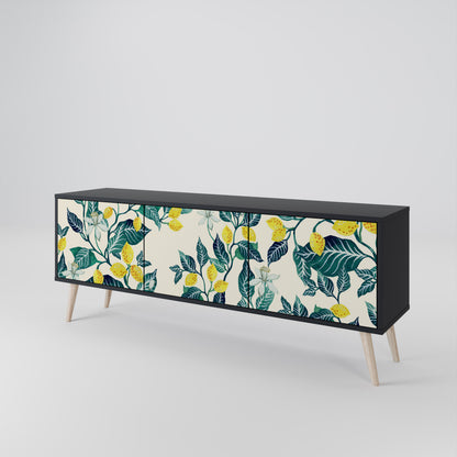 LEMON TREE Mueble de TV de 3 Puertas